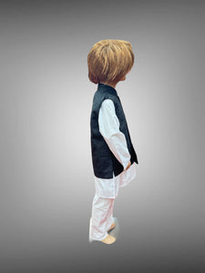 Khaadi Silk Plain Black Kids Vest