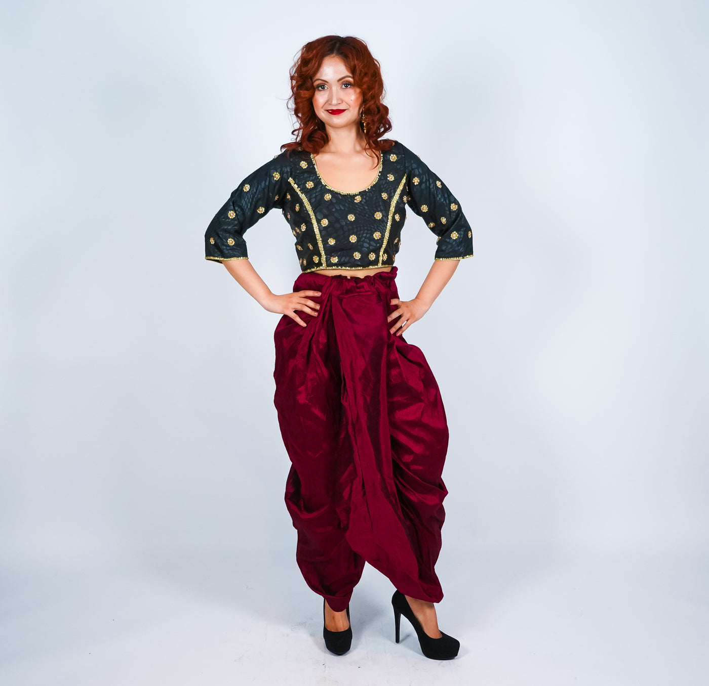 Buy Moledro Purple Geet Crepe Dhoti Pant Set Online | Aza Fashions | Dhoti  pants, Aza fashion, Dhoti