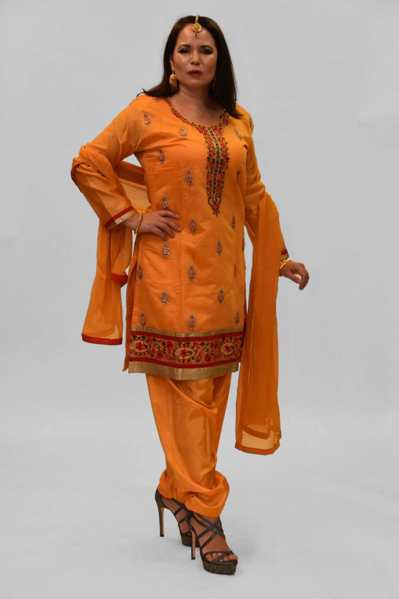 Cotton silk clearance salwar kameez