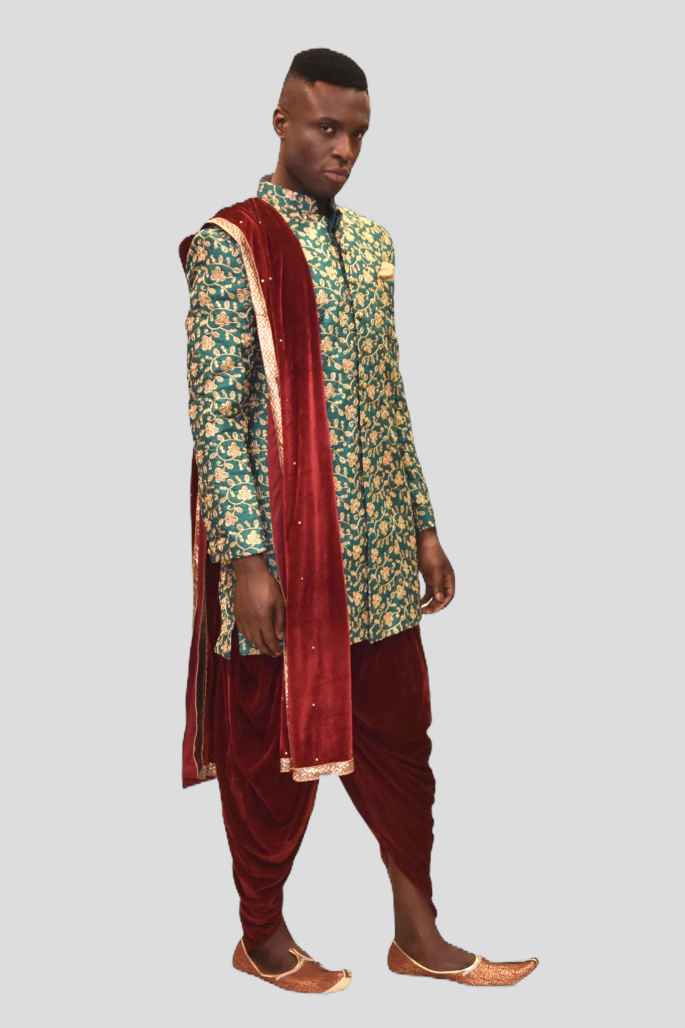 Navy Blue Dapper Jacket Sherwani