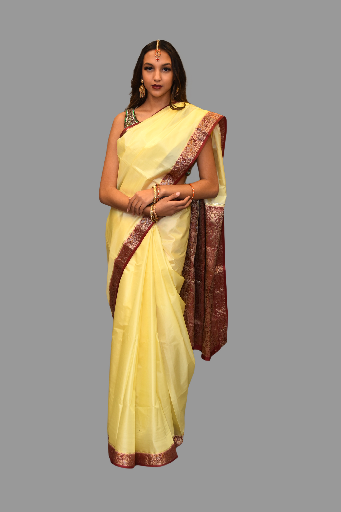 Indian New Traditional Designer Saree Wedding Beige Partywear Embroidery  Sari | eBay